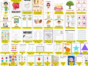 15,000+ PLR Kids Learning Resources | Printable Activity Worksheets